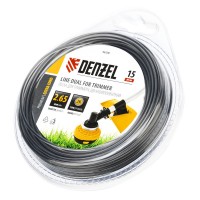 Леска для триммера, двухкомпонентная круглая 2.65 мм, 15 м Extra cord Denzel (96128)
