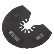 Насадка для МФИ отрезная полукруг, HSS, по металлу и дереву, 80 мм х 1,2 мм, мелкий зуб Denzel (782301)