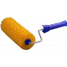 Валик малярный 80 х 180 мм, бюгель 6 мм, структурный поролон, для водоэмульсионных, акриловых красок и эмали STAYER Professional 0367-18