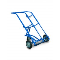 Тележка для баллонов пропан + кислород TOR ТГК-П, 2 баллона (250 резина + 160 поворотное) (1012421)