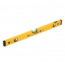 Уровень алюминиевый, магнит, фрезерованный, 3 глазка (1 зеркал.) 0,5 мм/м, 600 мм Denzel (33691)