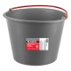 Ведро строительное пластмассовое 20 л, ударопрочное, обрезиненная ручка Matrix (81464)