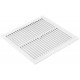 Вентиляционная решетка, пластиковая, 194 х 194 мм, с сеткой (75031)