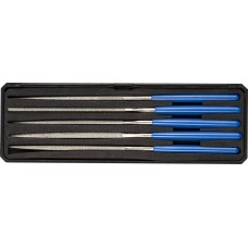 Набор надфилей алмазных 140?75 мм 5 предметов P 140 в пластиковом боксе ЗУБР 33388-140-H5