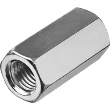 Переходная гайка M12, цинк, 1 шт ЗУБР DIN 6334 303756-12