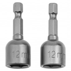 Биты с торцевыми головками 12 мм, 45 мм, 2 шт. Matrix (11788)