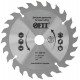 Диск пильный для циркулярных пил по дереву, технический рез с гвоздями 160 х 20/16 х 24T (37702)