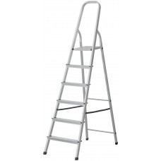 Лестница-стремянка алюминиевая, 6 ступеней, вес 4,22 кг (65344)