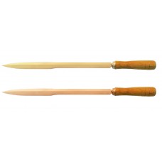 Шабер трехгранный 20х440 мм рукоятка деревянная искробезопасный 224C-1002  AlCu, HORTZ