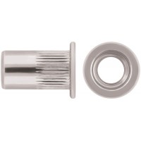 Заклепки резьбовые, стальные, стандартный бортик М4, 100 шт Пром (23804)