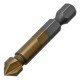 Зенковка конусная под М4, HSS, по металлу, 6-гранный хвостовик Denzel (72302)