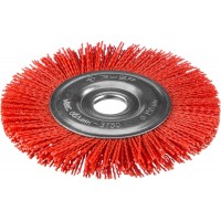Щетка дисковая для УШМ 150 мм, нейлоновая проволока ЗУБР Профессионал 35160-150_z01