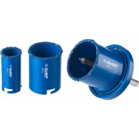 Набор кольцевых коронок 5 шт, d 33/53/67 мм, карбид вольфрама ЗУБР Профессионал 33350-H5