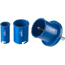 Набор кольцевых коронок 5 шт, d 33/53/67 мм, карбид вольфрама ЗУБР Профессионал 33350-H5