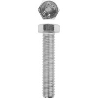 Болт M16 x 70 мм, кл. пр. 5.8, цинк, 5 кг, ГОСТ 7798-70 ЗУБР 303080-16-070