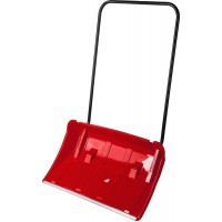 Скрепер снеговой Полюс пластиковый ковш 860 мм на колесиках ЗУБР 39939