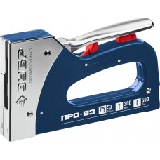 Степлер рессорный стальной Про-53 скобы тип 53 гвозди тип 300/500 ЗУБР 31523_z01