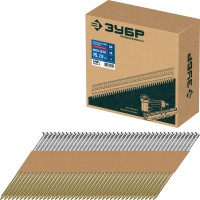 Гвозди реечные рифленые оцинкованные SN34 (D34) 75 x 2.8 мм, 4000 шт ЗУБР 305399-75