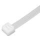 Хомуты, 400 х 8 мм, пластиковые, белые, 50 шт Сибртех (45582)