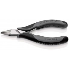 Кусачки торцевые для электроники ESD, маленькая фаска, узкие губки, 115 мм, 2-комп антистатические ручки (KN-6422115ESD)