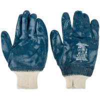 Перчатки рабочие c полным двойным нитриловым обливом ( кислотно-щелочностойкие ) (12423)