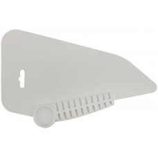 Шпатель прижимной, Стандарт, для обоев, пластиковый, белый 280 мм (06898)