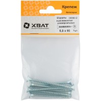 Шурупы оцинкованные, универсальные 5 х 60 ( фасовка 7 шт.) (20560-2)