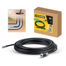 Шланг для прочистки труб для пистолета G-280 PRO, 8 м STEHER 75414-280-8