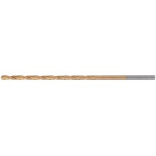 Сверла HSS по металлу, удлиненные, титановое покрытие 3,2х106 мм (10 шт.) (34232)