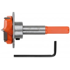 Сверло Форстнера (фреза) с карбидными вставками и ограничителем глубины 35 мм (36517)