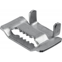 Бюгель для бандажной ленты нержавеющий 20 мм, 150 шт ЗУБР БГЛ Профессионал 310266