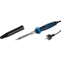 Электропаяльник Ceramic PRO 40 Вт, керамический нагреватель, конус, 2-компонентная рукоятка, с защитным колпачком ЗУБР Профессионал 55413-40