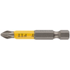 Биты кованые, сталь S2, односторонние 50 мм PH2, Профи 2 шт., блистер (57505)