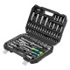 Набор инструментов, 1/2, 1/4, пластиковый кейс, 94 предмета// Сибртех