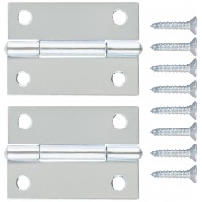 Петли универсальные, набор 2 шт., цинк 50 х 35 мм (66362)