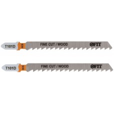Полотна по дереву, HCS, шлифованные под свободным углом зубья, 100/74/4 мм (T101D), 2 шт. (40897)
