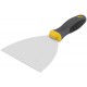 Шпатель, нерж.сталь, черно-желтая прорезин.ручка 5 (125 мм) (06687)