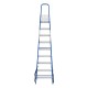 Стремянка, 9 ступеней, стальной профиль, алюминиевые ступени Сибртех (97959)