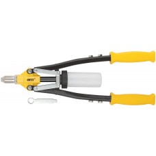 Заклепочник усиленный с длинными ручками, пластиковый контейнер 3,2-6,4 мм (445 мм) (32056)