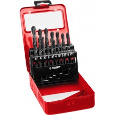 Набор сверл по металлу 19 шт, 1–10 мм, сталь Р4М2, класс В, металлический бокс ЗУБР 29605-H19