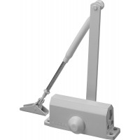 Доводчик дверной до 80 кг цвет белый ЗУБР Профессионал 37911-80