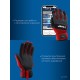 Перчатки комбинированные FLEX р.XL (10), красные, работа с сенсорными экранами ЗУБР Профессионал 11479-XL