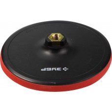 Опорная тарелка на липучке М14, d 180 мм, пластиковая, мягкая, для УШМ ЗУБР Профессионал 35782-180