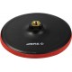 Опорная тарелка на липучке М14, d 180 мм, пластиковая, мягкая, для УШМ ЗУБР Профессионал 35782-180