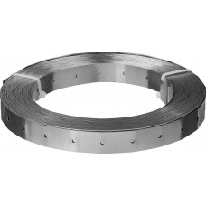 Лента тарная перфорированная 20 х 0.55 мм, 25 м, цинк ЗУБР ПТЛ 310248