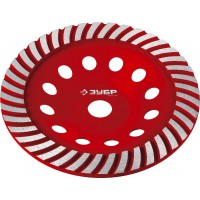 Чашка алмазная шлифовальная сегментированная d 180 мм ЗУБР Турбо 33375-180_z01
