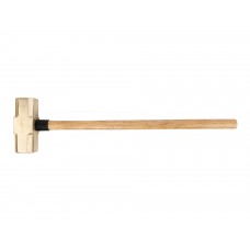 Кувалда тупоносая 10 кг AlCu рукоятка дерево искробезопасная, HORTZ