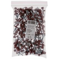 Шурупы кровельные со сверлом 4.8 х 38 красный 100шт , RAL 3011 Фасовка (23531-0)