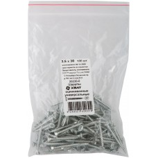 Шурупы оцинкованные, универсальные 3,5 х 30 100 шт Фасовка (20230-0)