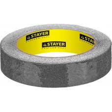 Лента клейкая противоскользящая 25 мм, 5 м, черная STAYER Professional 12270-25-05